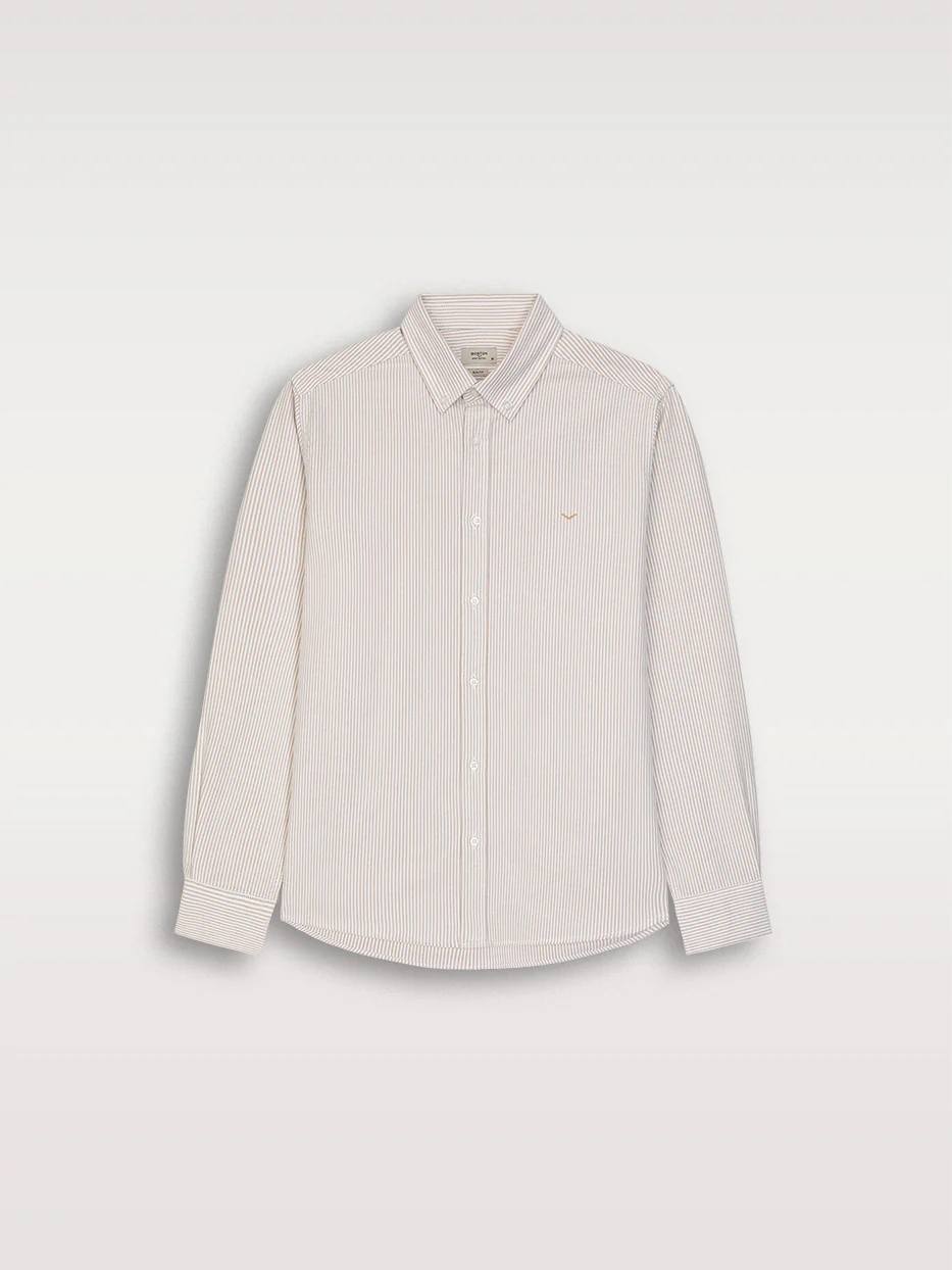 Camisa regular oxford rayas - Image 6