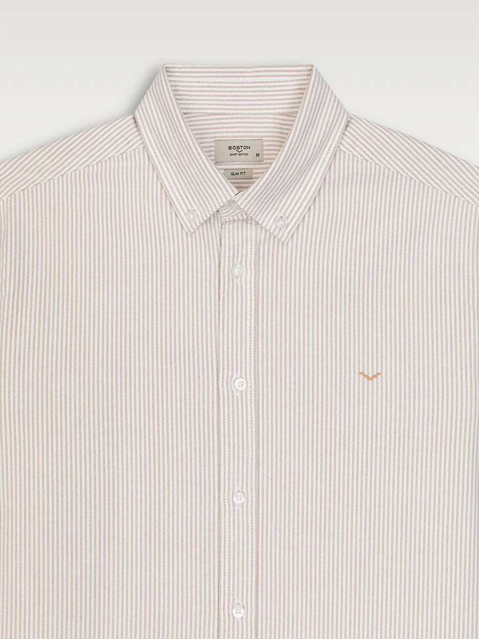 Camisa regular oxford rayas - Image 7