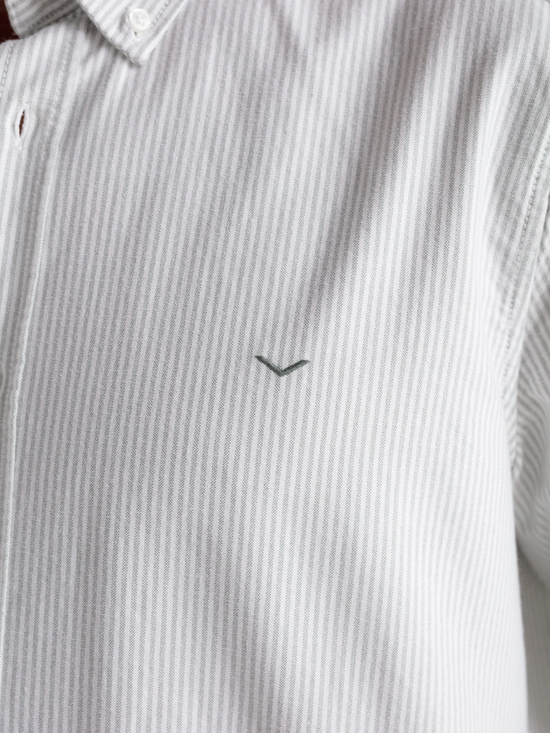 Camisa regular oxford rayas - Image 3