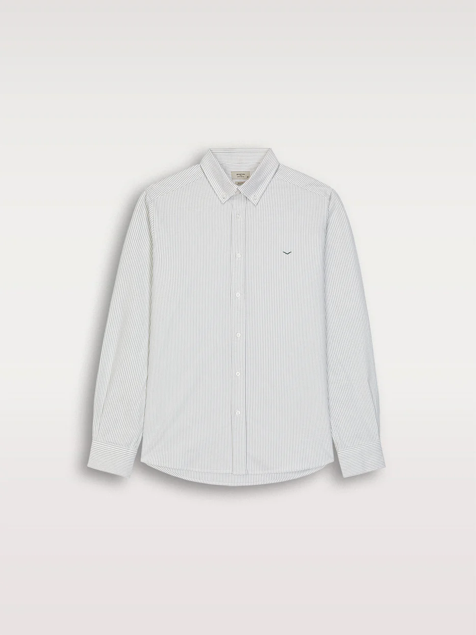 Camisa regular oxford rayas - Image 6