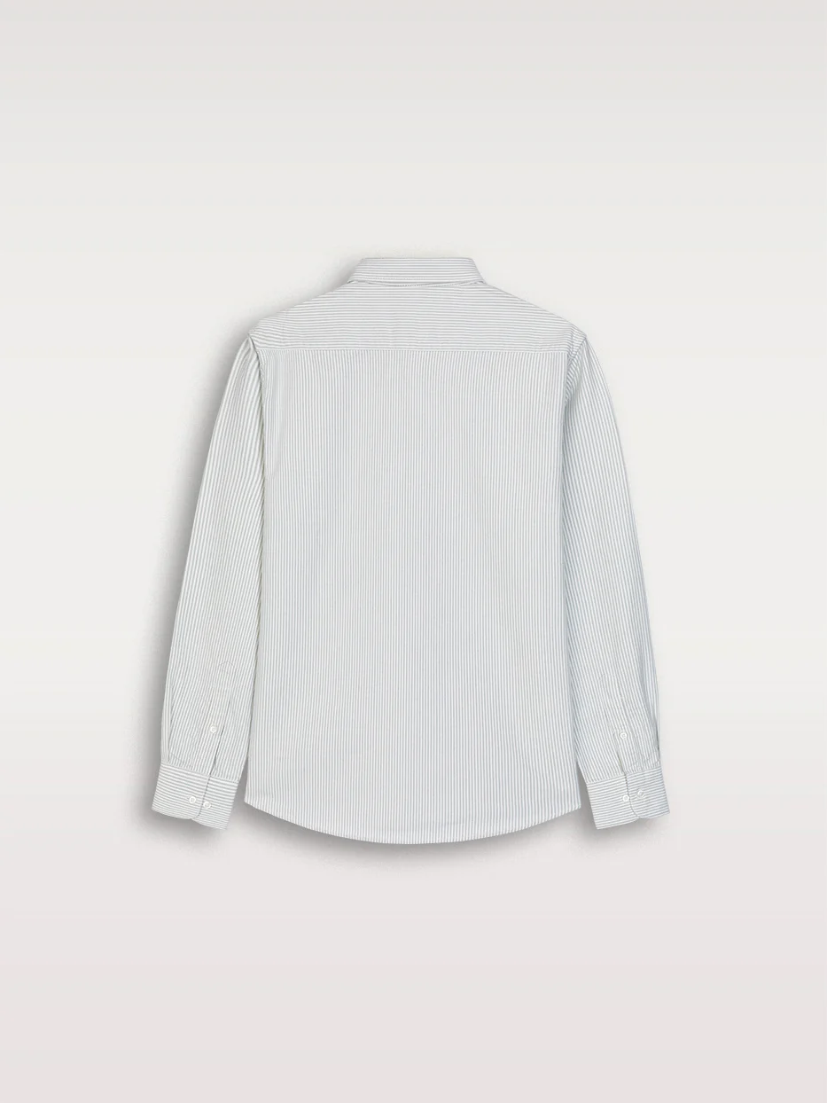 Camisa regular oxford rayas - Image 9