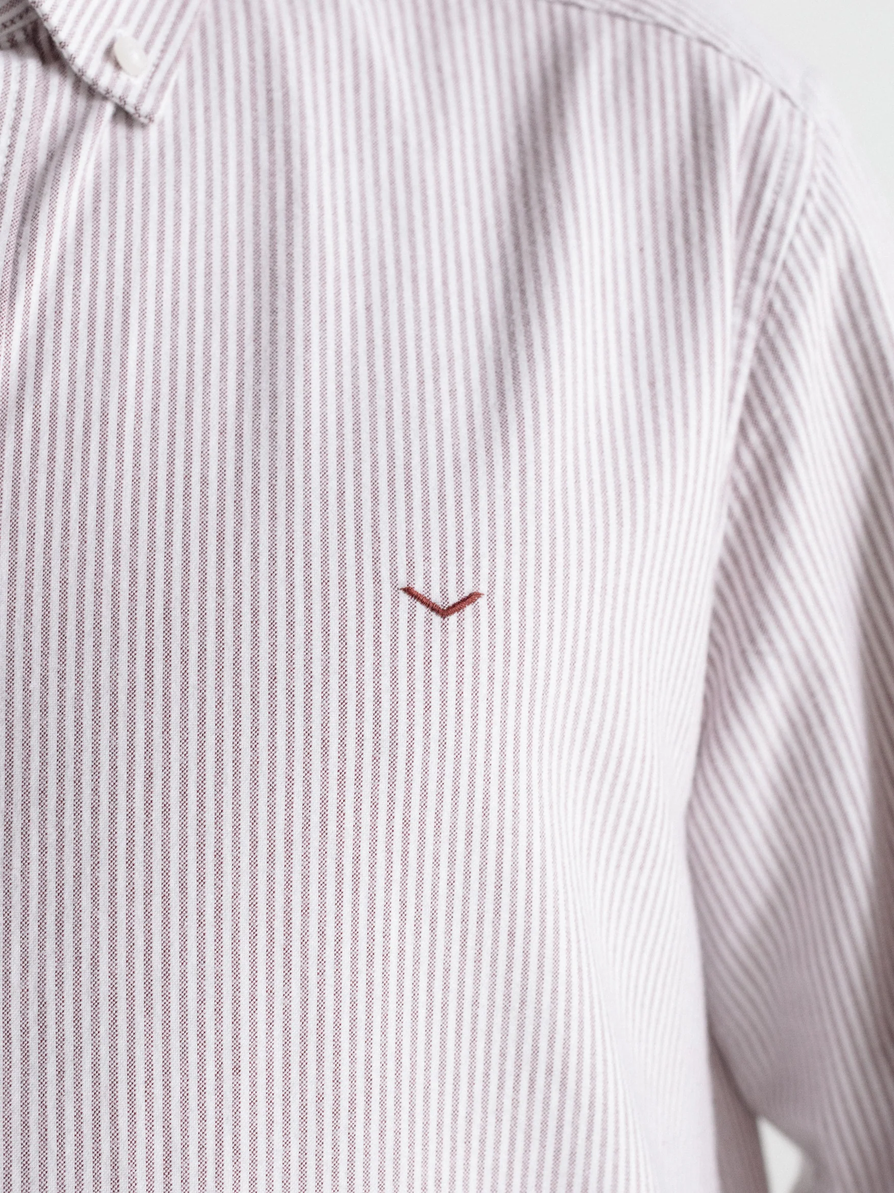 Camisa regular oxford rayas - Image 3