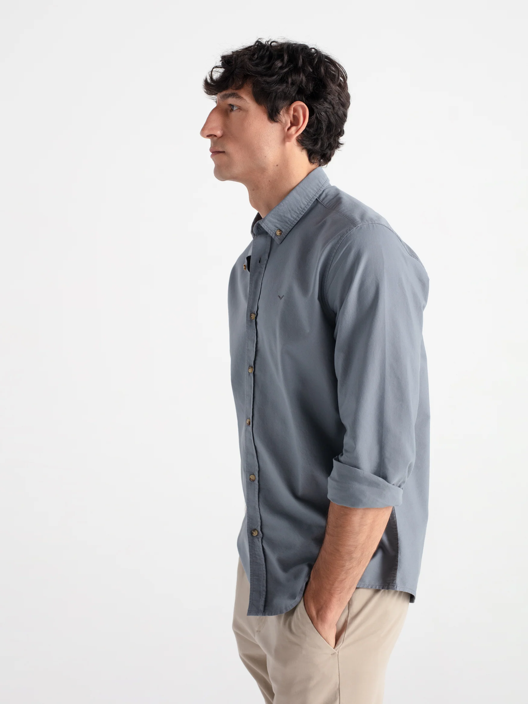 Camisa regular fit oxford algodón - Image 3