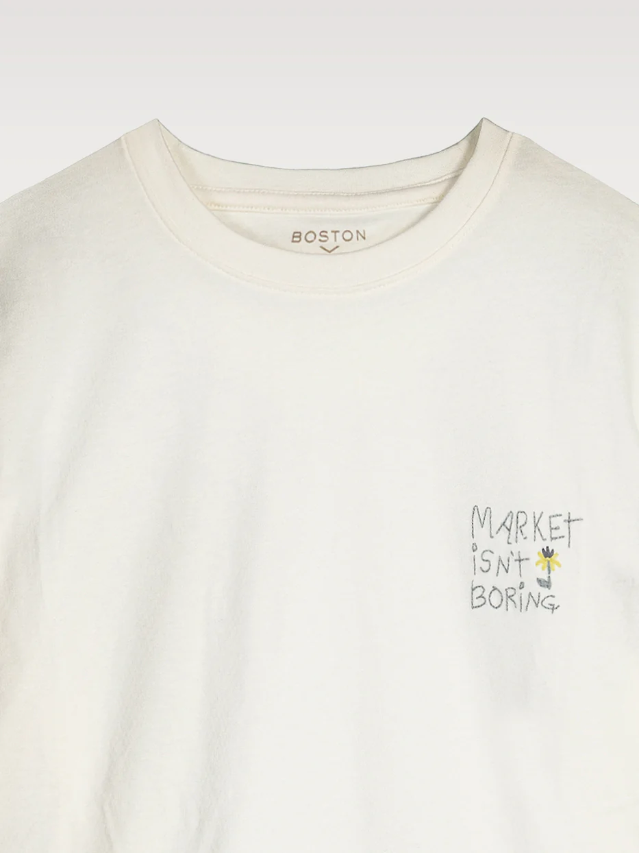 Camiseta confort "Market isn't boring" - Image 8