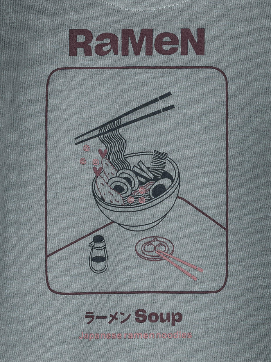 Camiseta oversize gráfica ramen - Image 8