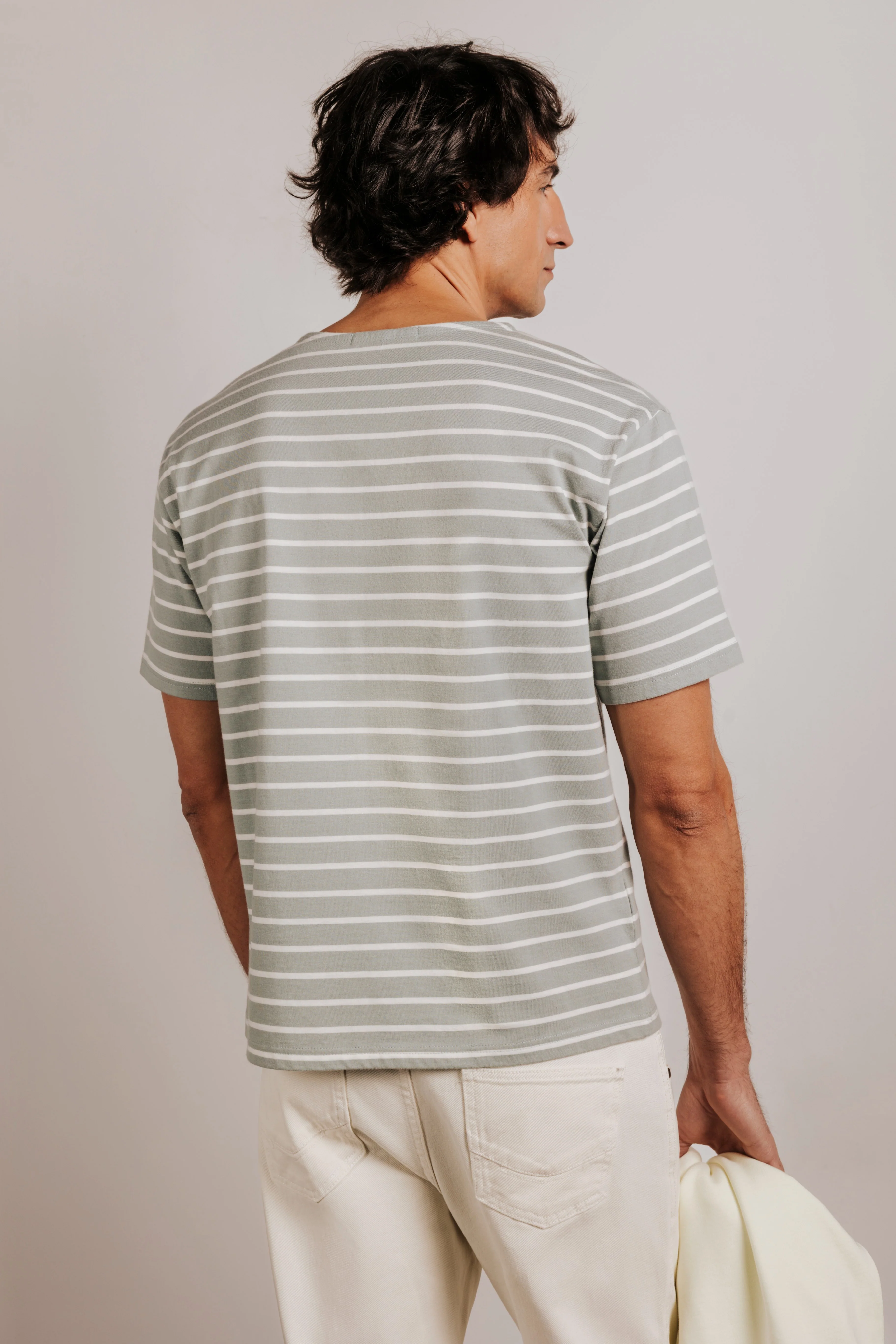 Camiseta algodón rayas - Image 3