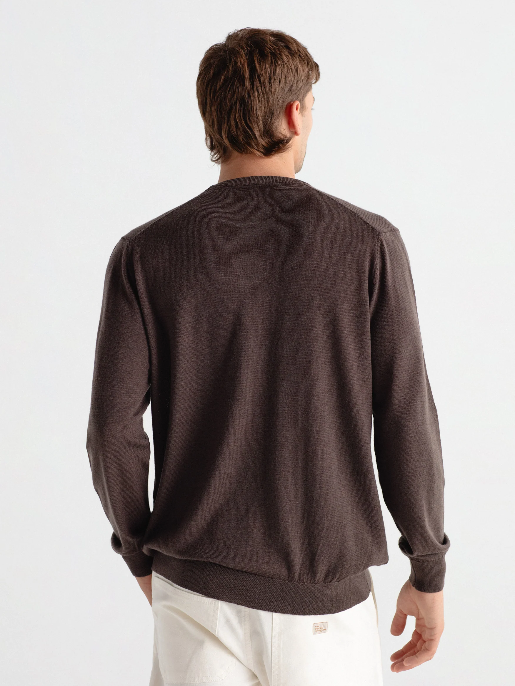 Jersey 100% lana cuello caja - Image 4