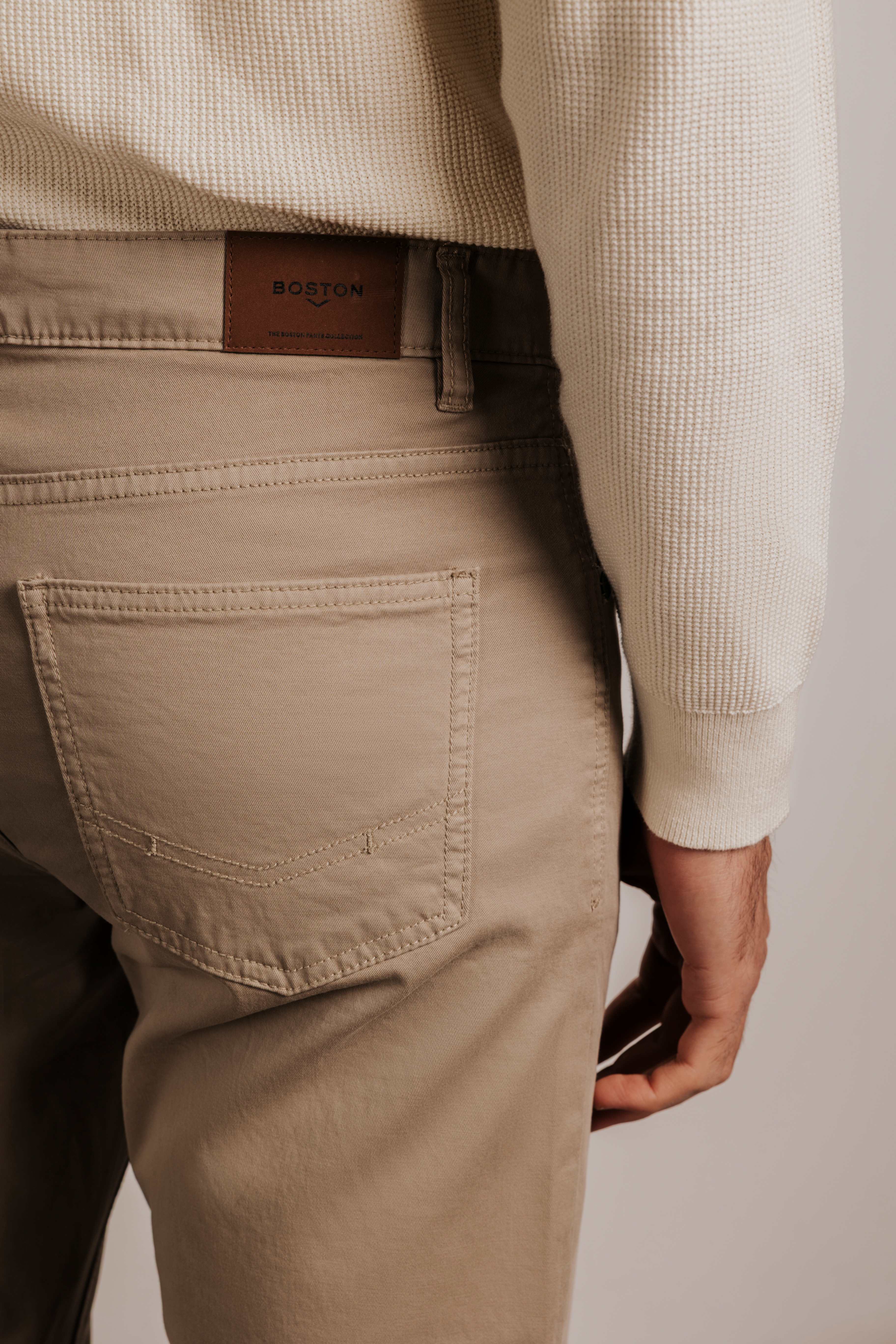 Pantalón slim fit sarga 5b - Image 3