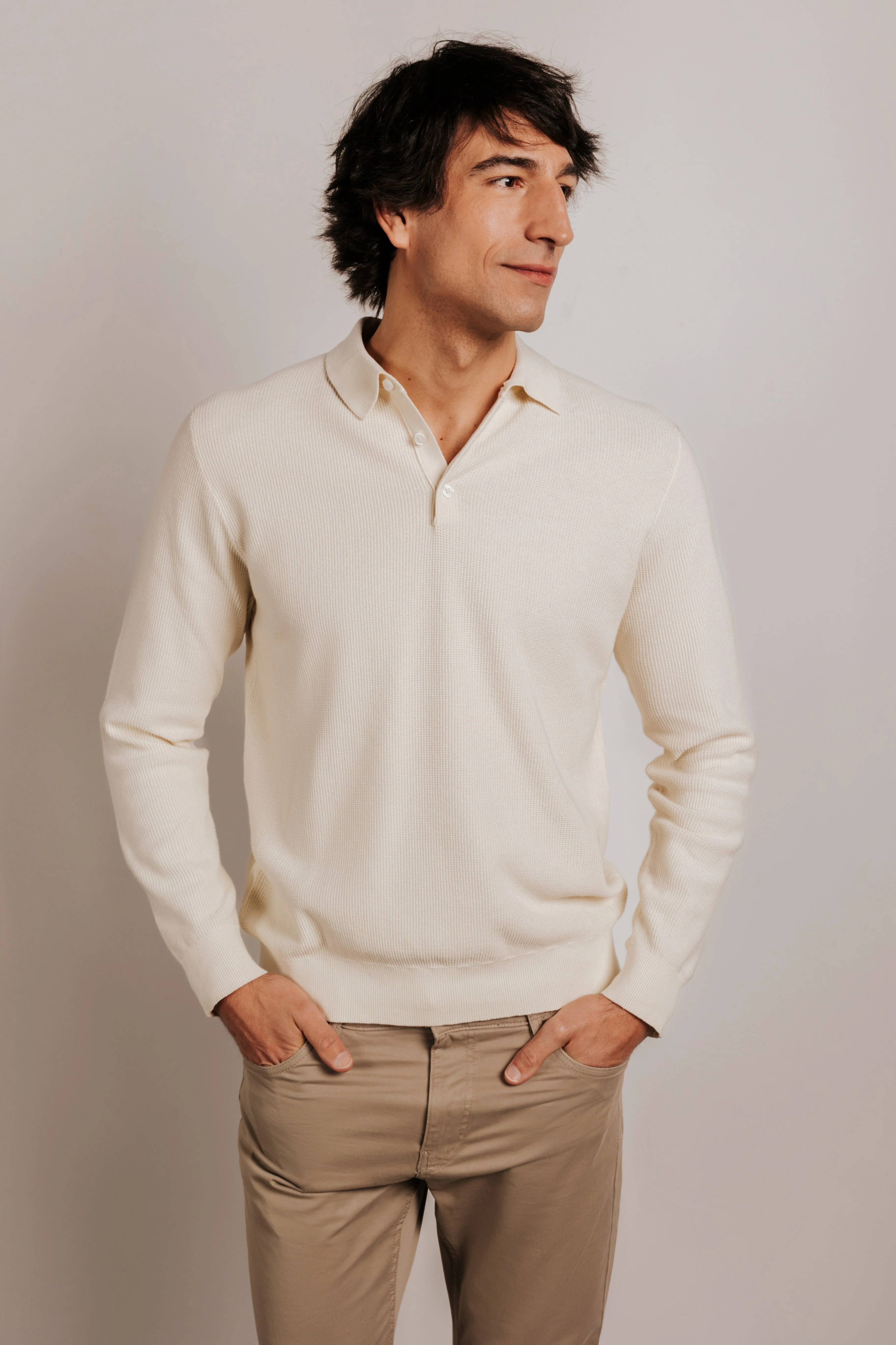 Pantalón slim fit sarga 5b - Image 5