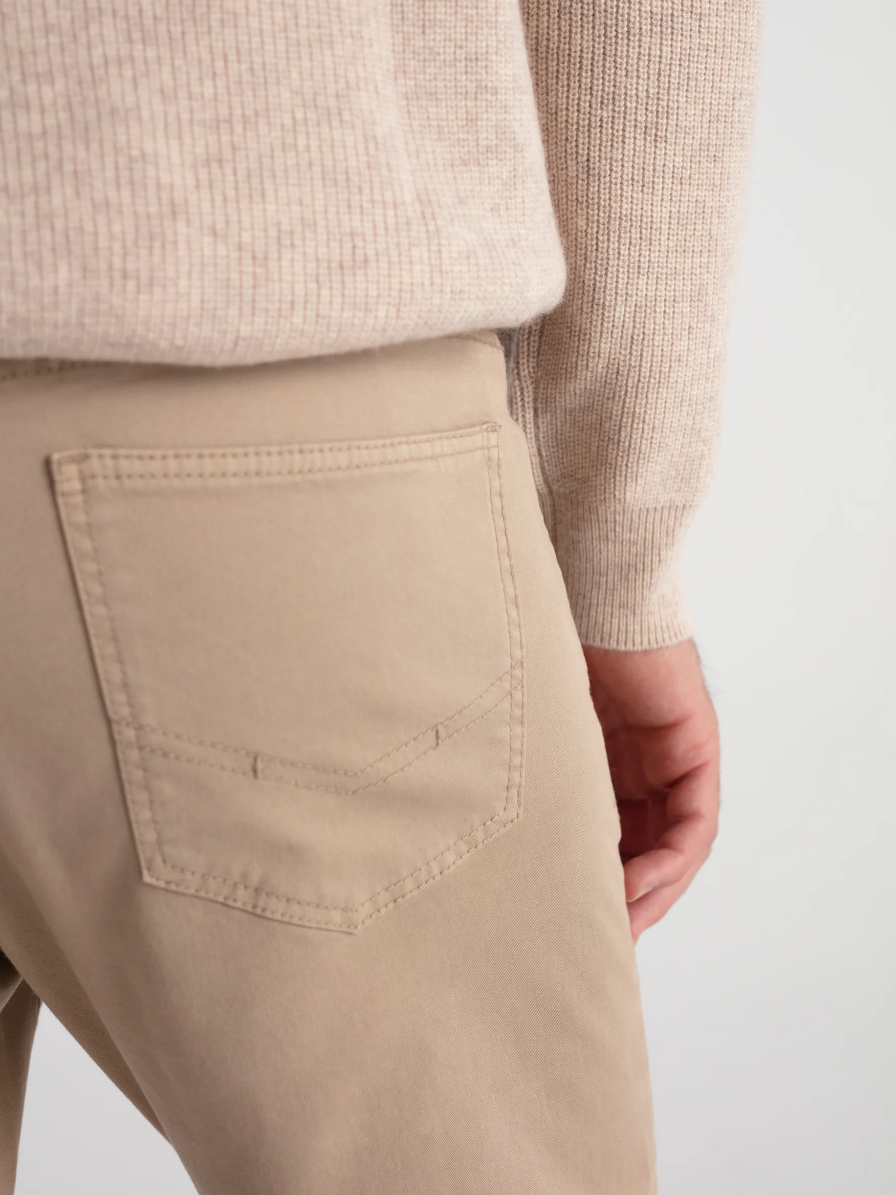 Pantalón slim fit sarga - Image 3