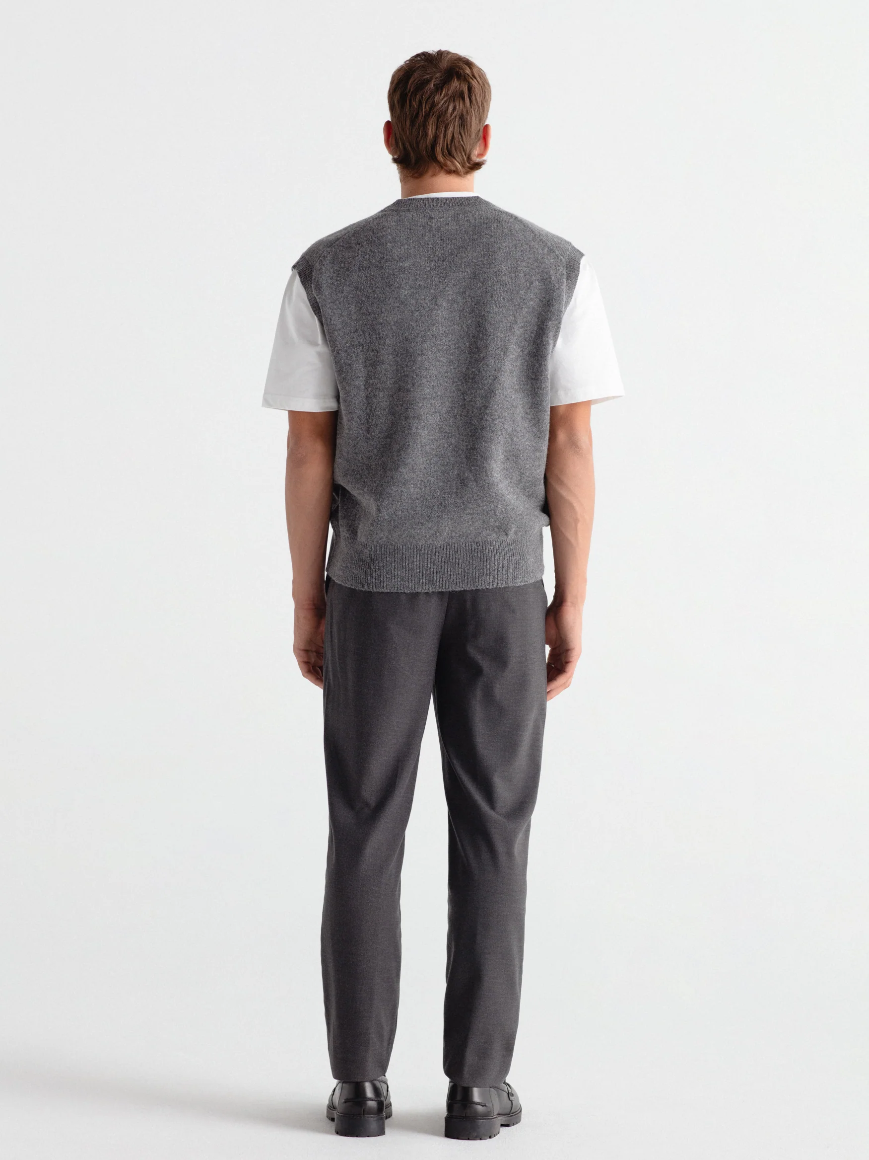 Pantalón smart falso liso - Image 4