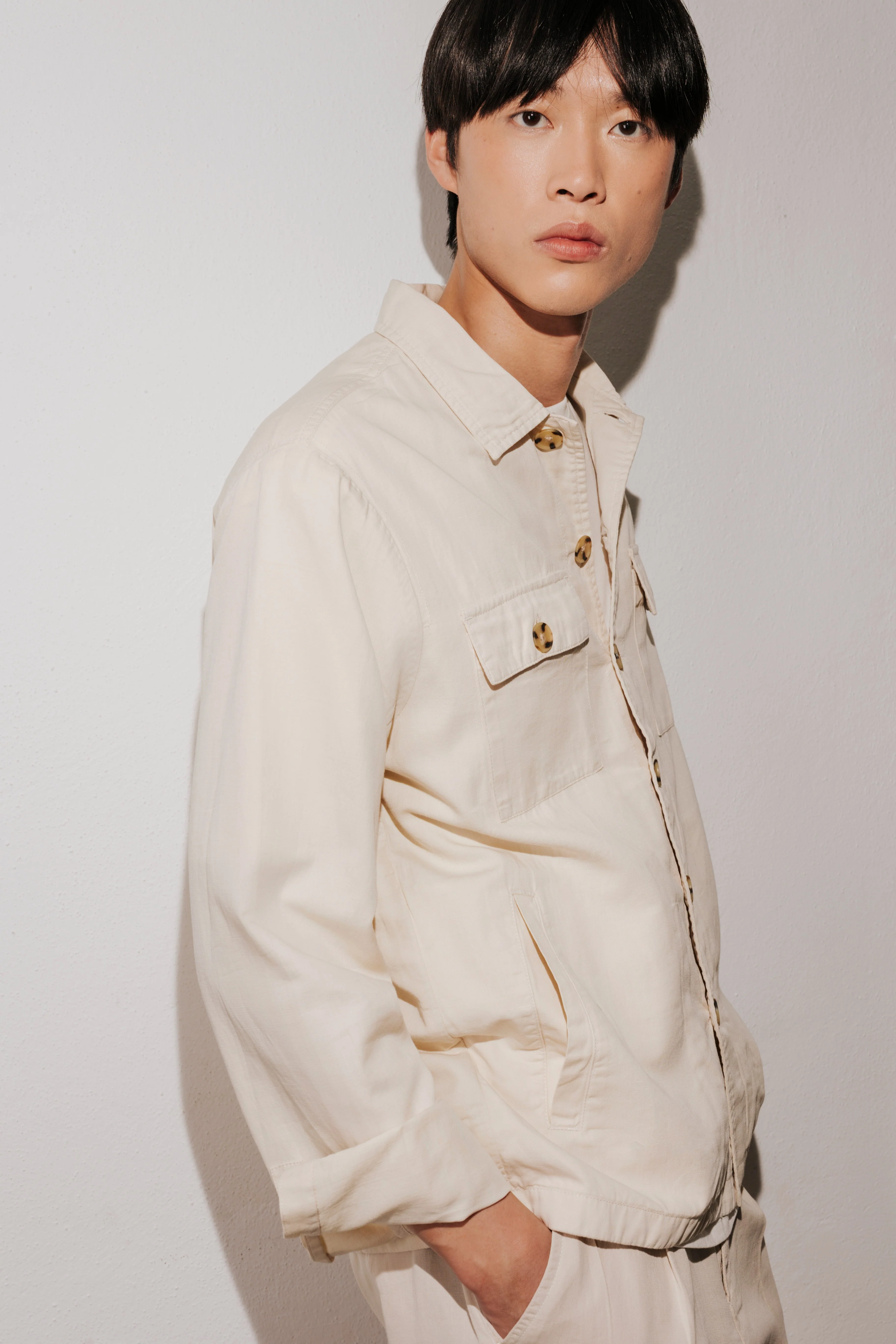 Sobrecamisa de lino - Image 5