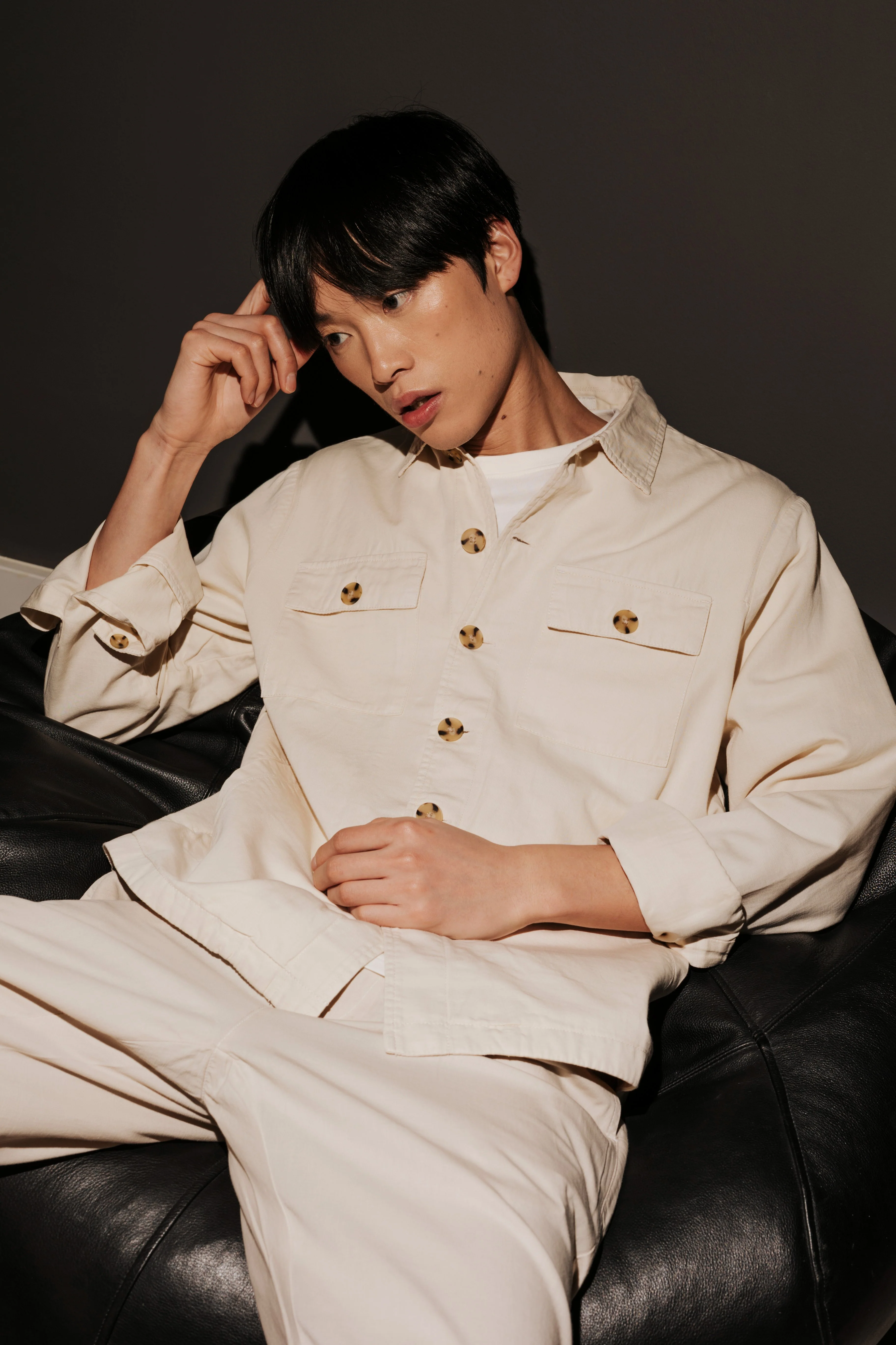 Sobrecamisa de lino - Image 8